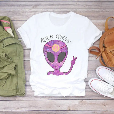 Alien Queen T-Shirt YourSoulPlace.com